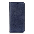 For Google Pixel 8a Magnetic Crazy Horse Texture Horizontal Flip Leather Phone Case(Blue)