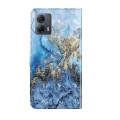 For Motorola Moto G14 3D Painting Pattern Flip Leather Phone Case(Milky Way)