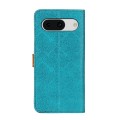 For Google Pixel 8a European Floral Embossed Leather Phone Case(Blue)