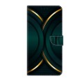 For Samsung Galaxy A05s Crystal 3D Shockproof Protective Leather Phone Case(Gold Outline)