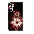 For Samsung Galaxy A05s Crystal 3D Shockproof Protective Leather Phone Case(Fantastic Flower)