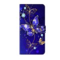 For Motorola Moto G14 Crystal 3D Shockproof Protective Leather Phone Case(Diamond Butterfly)