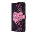 For Motorola Moto G Play 2024 Crystal 3D Shockproof Protective Leather Phone Case(Lace Love)