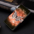 For Motorola Moto G24 Power Crystal 3D Shockproof Protective Leather Phone Case(Crystal Butterfly)