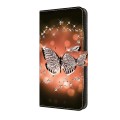 For Motorola Moto G24 Power Crystal 3D Shockproof Protective Leather Phone Case(Crystal Butterfly)