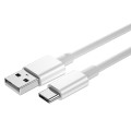 WIWU Wi-C007 5A USB to USB-C / Type-C Fast Charging Data Cable, Length: 1.2m(White)