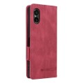 For Sony Xperia 5 V 2023 Magnetic Clasp Leather Phone Case(Red)