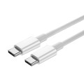 WIWU Wi-C008 100W USB-C / Type-C to USB-C / Type-C Fast Charging Data Cable, Length: 1.2m(White)