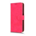 For Oukitel C35 / C36 Skin Feel Magnetic Flip Leather Phone Case(Rose Red)