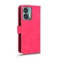For Oukitel C35 / C36 Skin Feel Magnetic Flip Leather Phone Case(Rose Red)