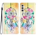 For Samsung Galaxy A05s Colored Drawing Leather Phone Case(Dream Catcher)