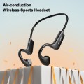 AWEI A896BL Air Conduction Sports Bluetooth Earphones Support TF Card(Black)