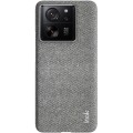 For Xiaomi 13T 5G / 13T Pro 5G imak Ruiyi Series Cloth Texture PU + PC Phone Case(Light Grey)