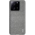For Xiaomi Redmi K60 Ultra 5G imak Ruiyi Series Cloth Texture PU + PC Phone Case(Light Grey)