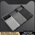 For Xiaomi Redmi K70 5G/K70 Pro 5G imak Ruiyi Series Cloth Texture PU + PC Phone Case(Light Grey)