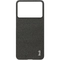 For Xiaomi Poco X6 Pro 5G/Redmi K70E 5G imak Ruiyi Series Cloth Texture PU + PC Phone Case(Black)