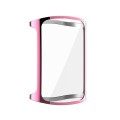 For Fitbit Charge 6 / 5 Full Coverage TPU Electroplated Watch Protective Case(Pink)