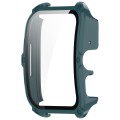 For OPPO Watch 4 Pro PC + Tempered Film Integrated Watch Protective Case(Pine Green)