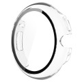For Google Pixel Watch 2 PC + Tempered Film Integrated Watch Protective Case(Transparent White)