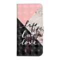 For iPhone 11 Pro Oil Embossed 3D Drawing Leather Phone Case(Stitching Marble)