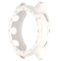 For Garmin Tactix 7 Amoled Armor Hollow TPU Watch Protective Case(Ivory White)