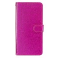 For Motorola Moto G14 Glitter Powder Flip Leather Phone Case(Rose Red)