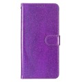 For Motorola Moto G14 Glitter Powder Flip Leather Phone Case(Purple)