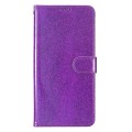 For Motorola Edge 40 Glitter Powder Flip Leather Phone Case(Purple)