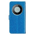 For Huawei Mate 60 Pro Glitter Powder Flip Leather Phone Case(Blue)