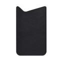 For 6.2-6.5 inch Simple Open Clutch Bag Universal Nappa Pattern Leather Phone Case(Black)