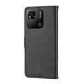 For Xiaomi 13T / Redmi K60 Ultra Embossed Happy Cat Pattern Flip Leather Phone Case(Black)
