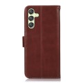 For Xiaomi 14 Magnetic Crazy Horse Texture Genuine Leather RFID Phone Case(Brown)