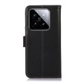 For Samsung Galaxy A25 5G Global Magnetic Crazy Horse Texture Genuine Leather RFID Phone Case(Black)