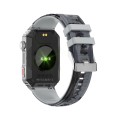 CF26 1.57inch BT5.2 Smart Bracelet Support Sleep Detection, Style:Silicone Strap(Camo Silver)