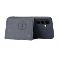 For Samsung Galaxy S23 FE 5G Double Buckle Card Slots Magnetic Phone Case(Blue)