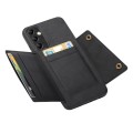For Samsung Galaxy A15 4G Double Buckle Card Slots Magnetic Phone Case(Black)