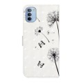 For Motorola Moto G31 / G41 Oil Embossed 3D Drawing Leather Phone Case(Couple Dandelion)