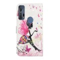 For Motorola Edge+ Oil Embossed 3D Drawing Leather Phone Case(Flower Fairy)