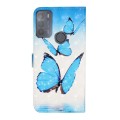 For Motorola Moto G50 Oil Embossed 3D Drawing Leather Phone Case(3 Butterflies)