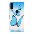 For Motorola Moto P40 Power Oil Embossed 3D Drawing Leather Phone Case(3 Butterflies)