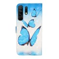 For Xiaomi Redmi 9 Oil Embossed 3D Drawing Leather Phone Case(3 Butterflies)