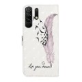 For Xiaomi Redmi 9 Oil Embossed 3D Drawing Leather Phone Case(Feather)