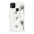 For Xiaomi Redmi 9C Oil Embossed 3D Drawing Leather Phone Case(Couple Dandelion)