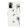 For Xiaomi Redmi Note 10 Oil Embossed 3D Drawing Leather Phone Case(Couple Dandelion)
