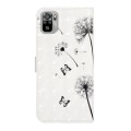 For Xiaomi Redmi Note 10 / 10S Oil Embossed 3D Drawing Leather Phone Case(Couple Dandelion)