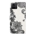 For Xiaomi Redmi Note 12S Oil Embossed 3D Drawing Leather Phone Case(Lace Flower)