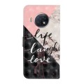 For Xiaomi Mi 10T Lite Oil Embossed 3D Drawing Leather Phone Case(Stitching Marble)