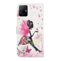 For Xiaomi 11T / 11T Pro Oil Embossed 3D Drawing Leather Phone Case(Flower Fairy)