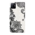 For Xiaomi 11T / 11T Pro Oil Embossed 3D Drawing Leather Phone Case(Lace Flower)