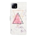 For Xiaomi 13 Pro Oil Embossed 3D Drawing Leather Phone Case(Triangular Marble)